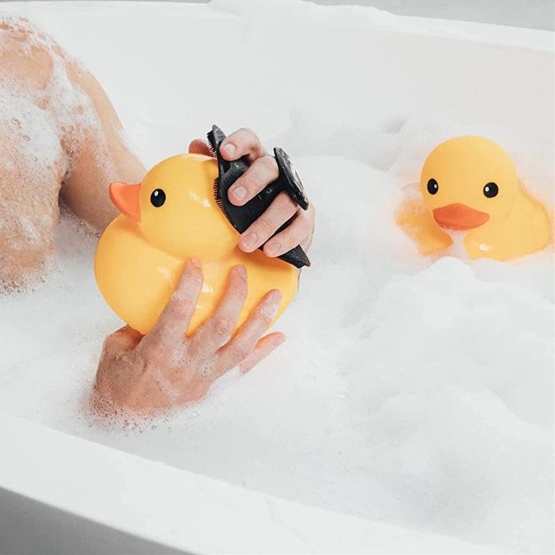Soft Silicone Exfoliating Brush Cleanser Manual Body Cleansing Scrubber Shower Gentle Massage Bath Brush For Men Women