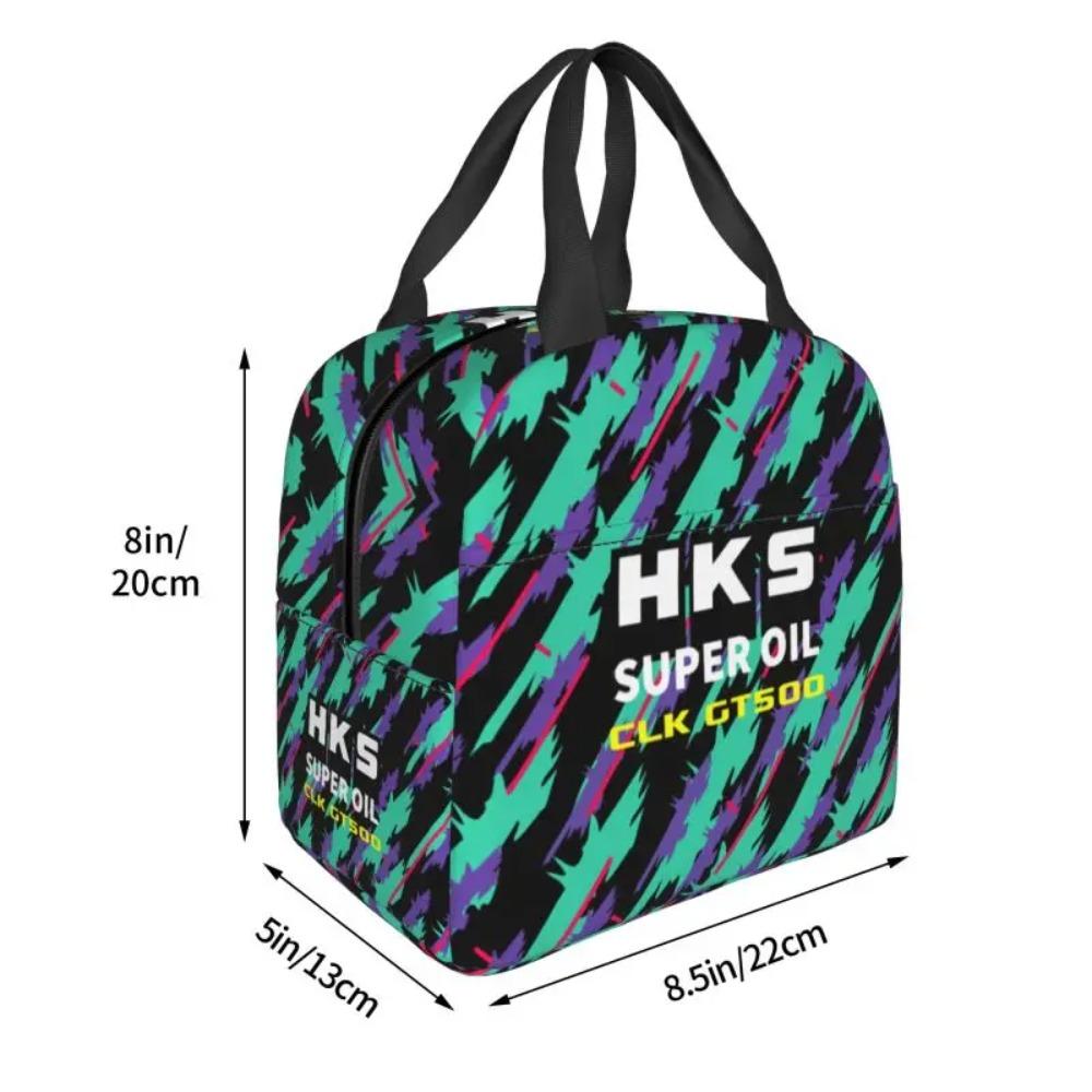 Custom H-HKSES CLK Insulated Lunch Tote Bag for Women Portable Thermal Cooler Food Lunch Box Kids School Children