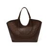 2026 Autumn High-End Retro Woven Large Capacity Women's Shoulder Bag with Mother-Child Feature
