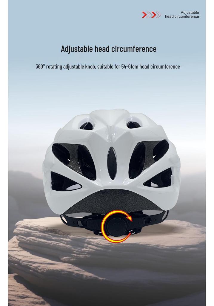 Unisex Mountain Biking Helmet with Magnetic Buckle & Goggles
