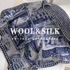 New 70 wool 30 Silk Scarf for Women Shawls Wraps Foulard Scarves Pashmina Female Hijab Bandana bufanda Poncho Square