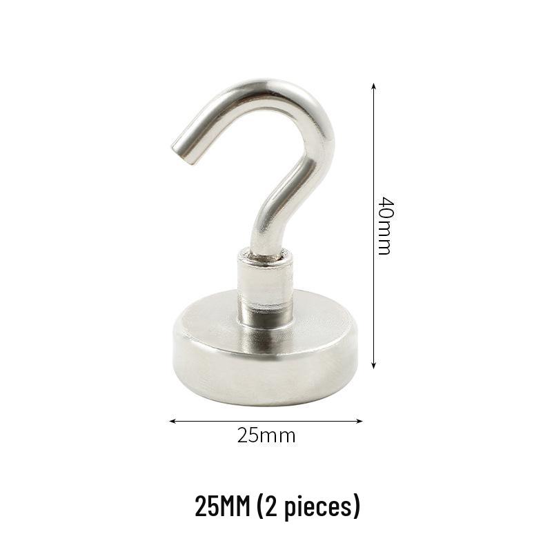 Super Strong Magnet Hook - High Strength, Punch-Free Refrigerator Magnet Fixer