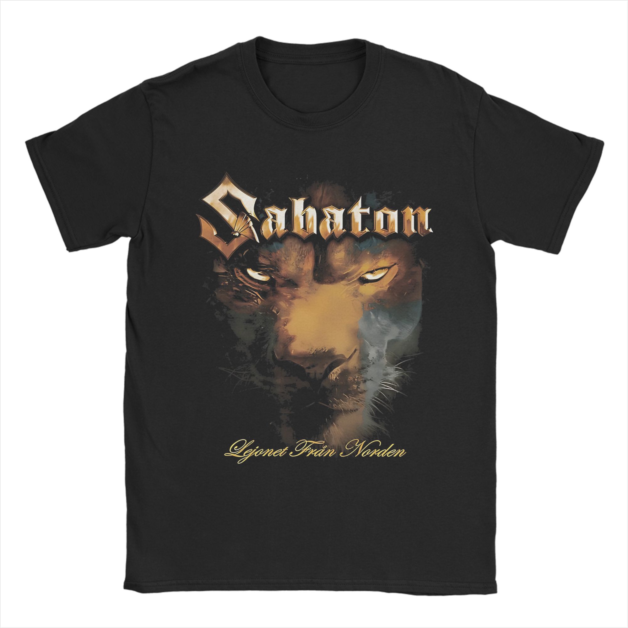 

Печатная футболка Sabatones Legends Legendary tour 2026 для мужчин и женщин Хлопковая футболка с коротким рукавом Одежда S