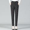 Thickened High-waisted Cotton Pants, Female Grandma Pants, Winter Outer Wear Leggings, Medium and Old Mother Warm and Slim Body Pants