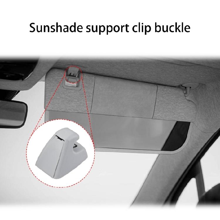 1 Pair Easy Installation Sun Visors Bracket Hook Clip Retainer Sun Visors Support Clip Holder Auto Accessories
