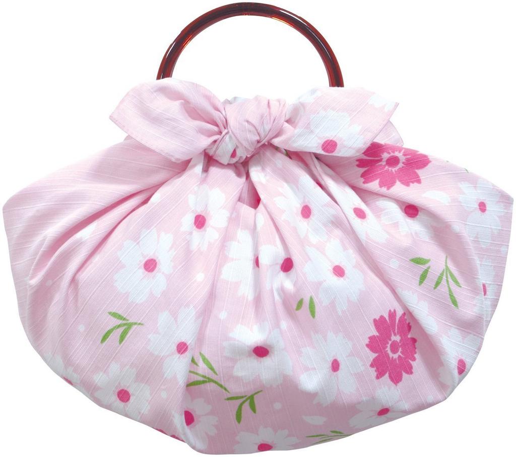 Miyamoto Towel Kenema Large Furoshiki with Camellia and Willow 90x90cm Hand-Printed (Wrapping Cloth) Design,