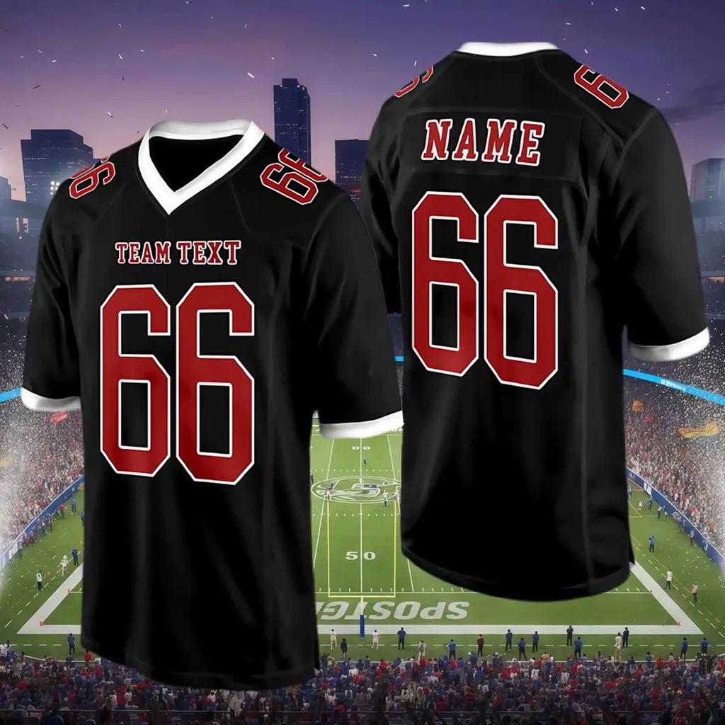 Football Jersey, Short-Sleeved American Football Jersey, Game Training Nfl Jersey, Pittsburgh Steelers