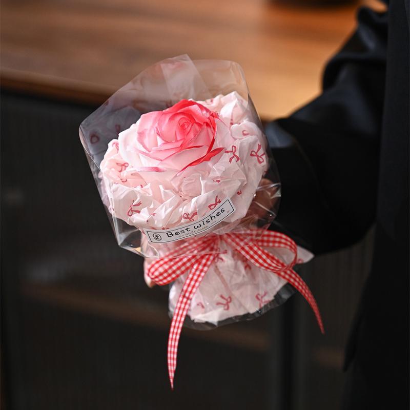 Soap Flower Rose Bouquet Artificial Flower For Christmas Wedding Birthday Party Valentine'S Day Diy Gift Home Decoration