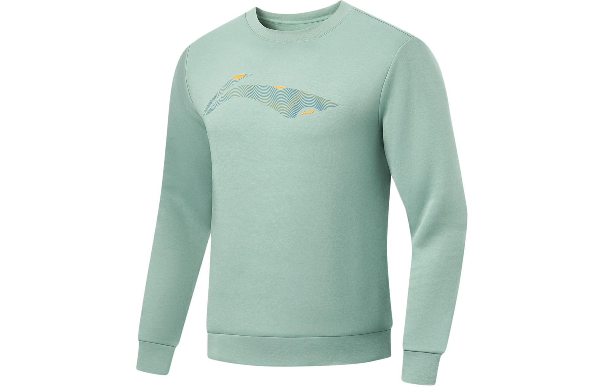 Li Ning Fitness Series Sweatshirt Men s Lake Green AWDU103-4 S