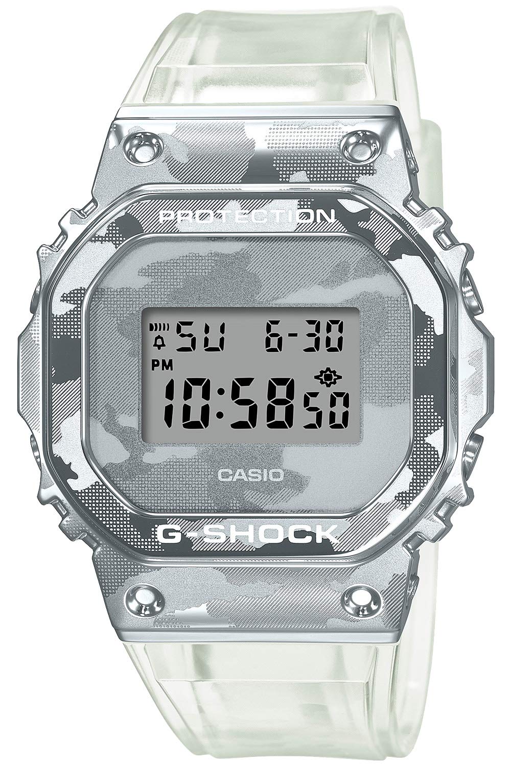 

Casio Серия Skeleton Camouflage Прозрачные G-Shock GM-5600SCM-1JF Мужские часы,