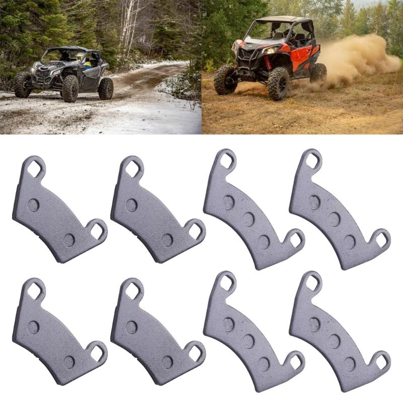 Professional Metal Brake Pads set Front & Rear Brake Pads set Easy Installation Brake Pads Suitable for RZR1000