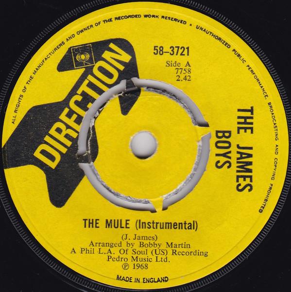 

7inch Record JAMES BOYS - The Mule 583721 Direction 1968 UK Soul/Funk Used