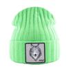 Hats For Knitted Fashion New Men Women Wolf Pattern Skullies Beanies Unisex Knitting Streetwear Hip Hop Bonnet Caps Kpop Gorras