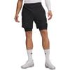 Elastic Logo Two In One Mid Rise Sports Shorts Men Shorts 6013950-001