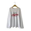 New Arrivals Open Run Women Loose FiT Long Sleeve T shirT Casual leTTering