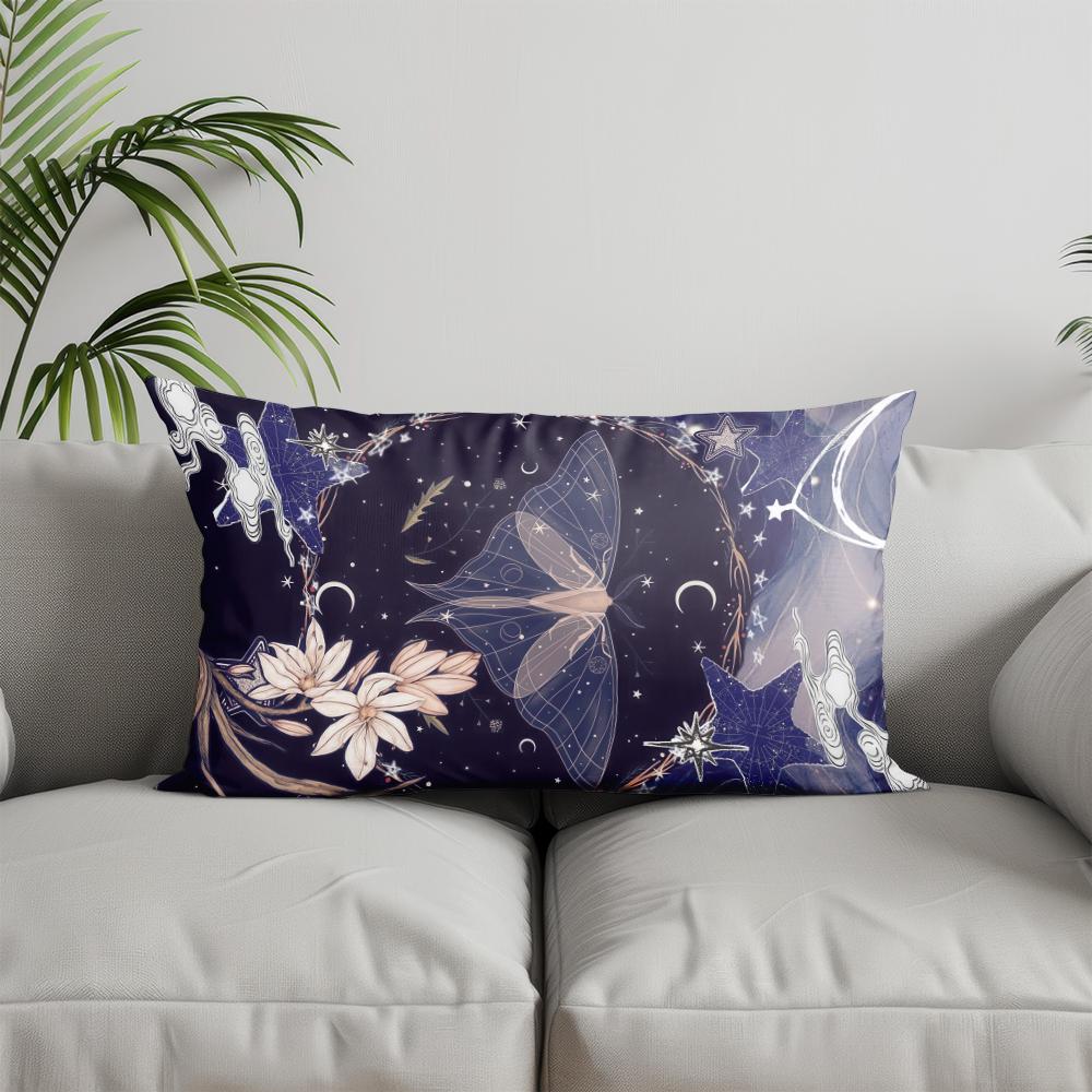 Home Decor Cosmic Swirls Throw Pillow Cover Suitable For Sofa Bedroom Car Pillow Cover Cushion Rectangular Back Cushion