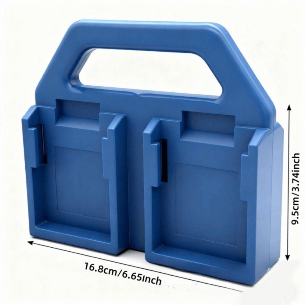 Portable Lithium Battery Storage Rack Handheld Storage Basket Battery Mount Holder for Makita 18V Battery