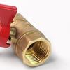 1 Piece Air Compressor Water Gas Oil Shut Off Valve Butterfly Stem Brass Ball Valve 1/4" 3/8" 1/2" Bsp Threaded Male To Female