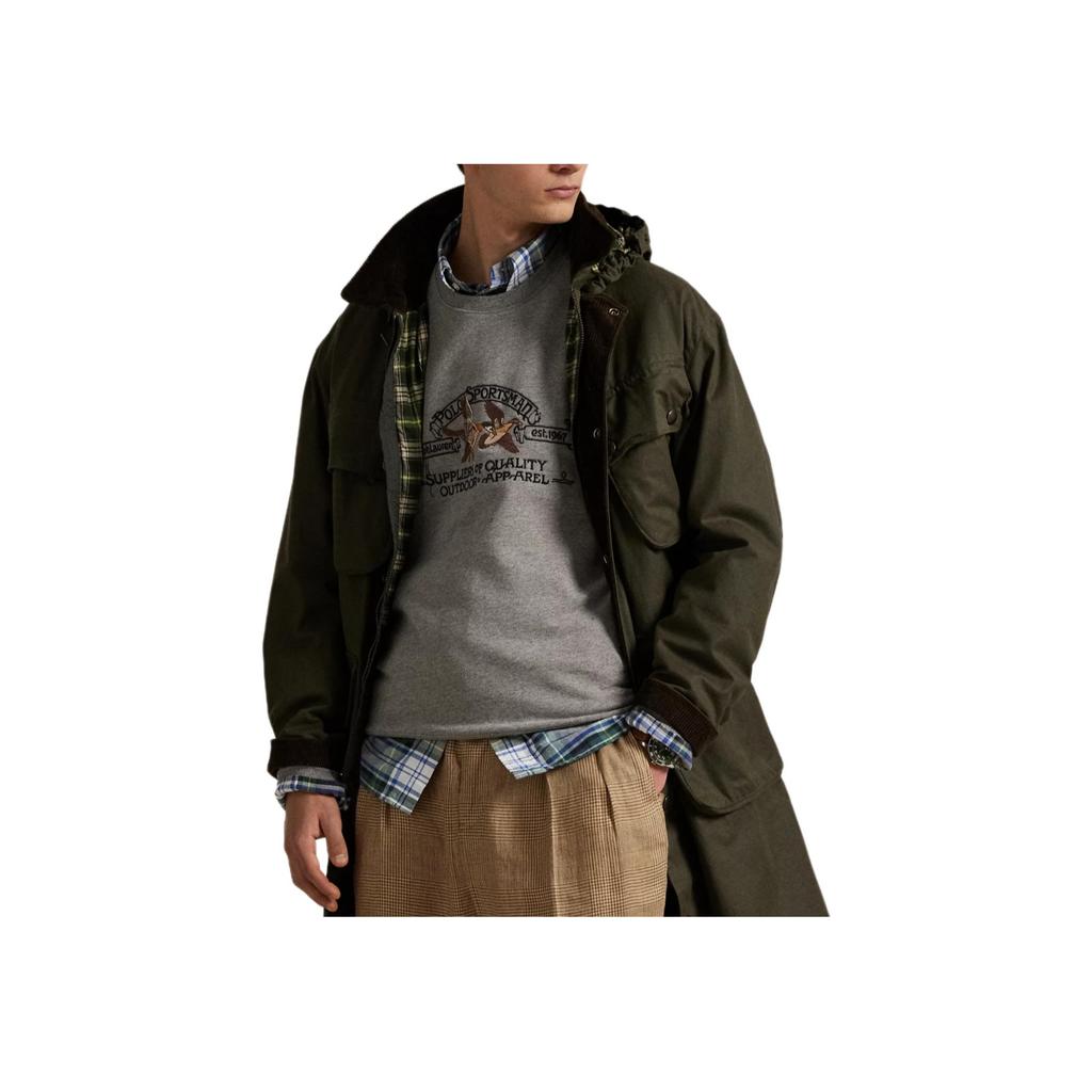 Polo Ralph Lauren Polo Sportsman Fleece Bedrucktes Langarm-Sweatshirt Herren sweatshirt 710981141-001