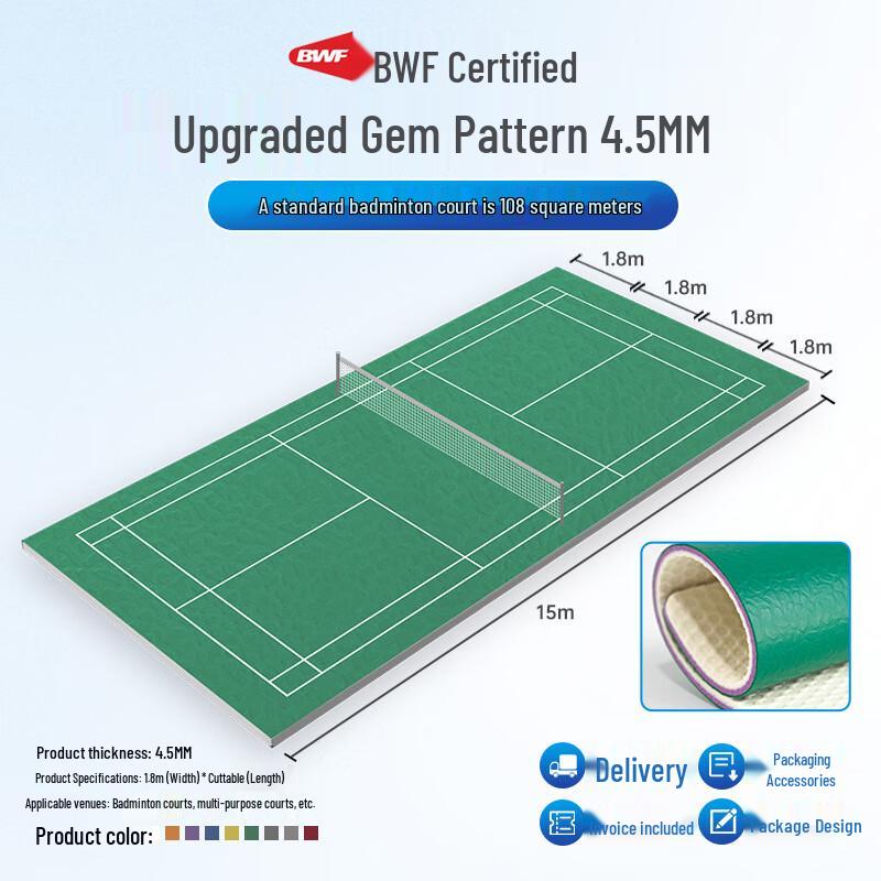 Professional Badminton Court Mat