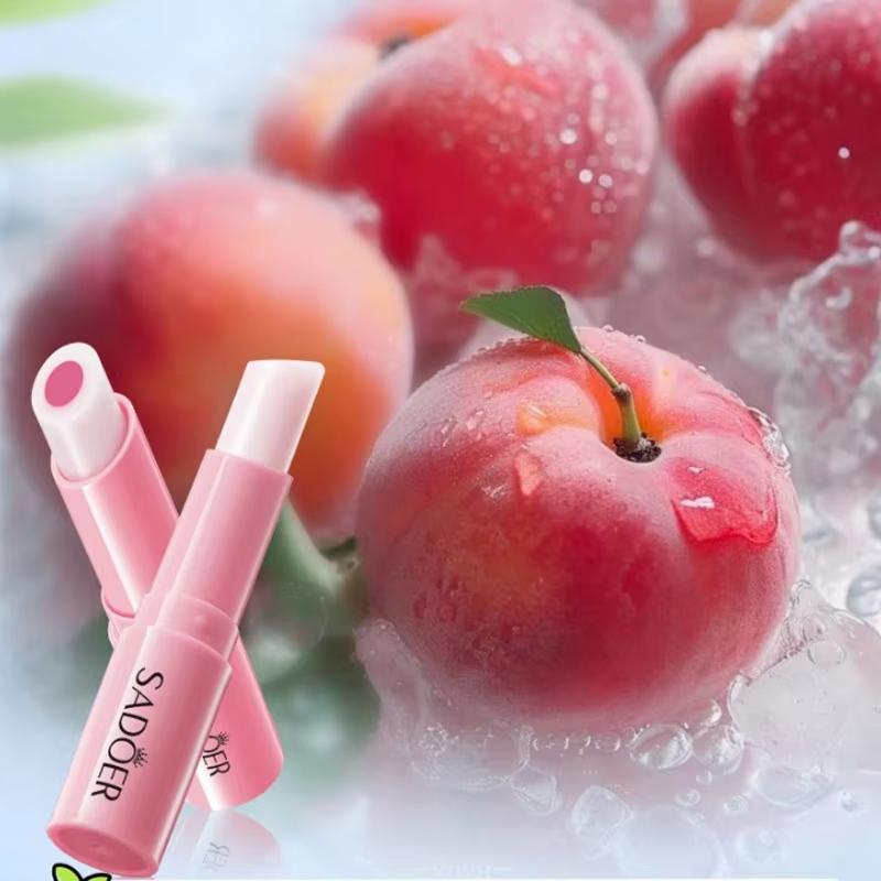 Long Lasting Nourishing Lipbalm Strawberry Warm Changing Water Lipstick Moisturizing Warm Changing Lipstick Korean Lip Care