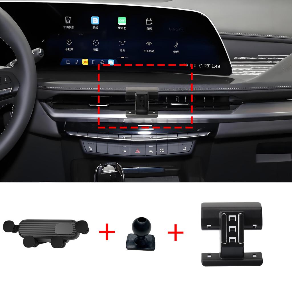 Support de téléphone portable pour voiture Cadillac XT4 2024 2025 2026, support de Navigation, accessoires automobiles, support GPS