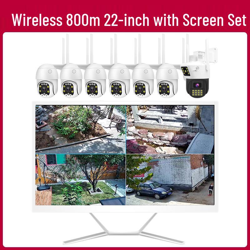 Wireless HD All-in-One Camera System for Home & Outdoor - No Wiring Needed