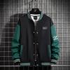 Men's Plus Size Trendy Loose Baseball Jacket - Spring/Autumn Hong Kong Style, Scruffy Cool Casual Outerwear for Couples