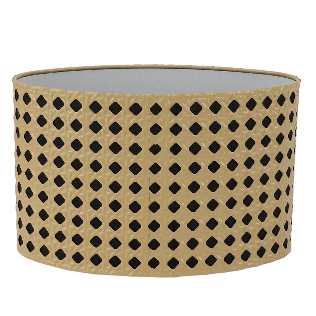 Lampshade Oval Shaped Hollow Metal Carved Compatible E27 E14 Caliber Lampholders Lamp Cover for