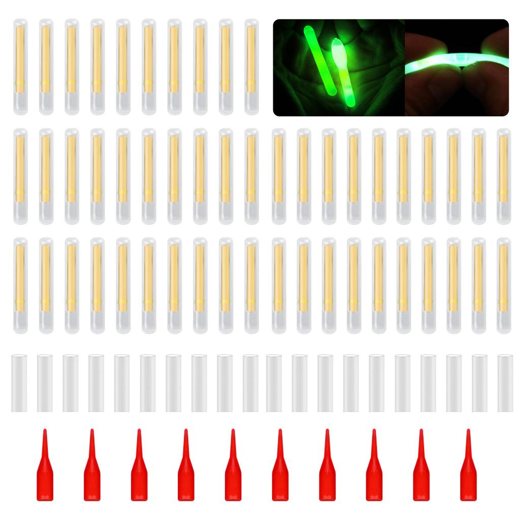 Fischerei Leuchtstab Leuchtet Spitze Leuchtende Angelrute Fihisng Grünes Fluoreszierendes Licht Rute Leuchtet Stab