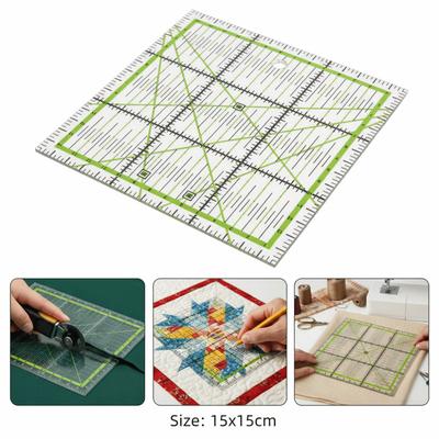 Multi-Size Quilting Rulers Acrylic Material Quilters Tools Square Quilting Rulers Sewing Projects