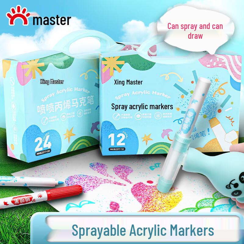 GRASP Soft-Tip Washable Acrylic Marker Pens