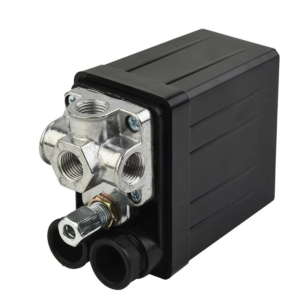 Power Tools  175psi 4 Port Air Compressor Pressure Switch Manifold Regulator + Safety Valve