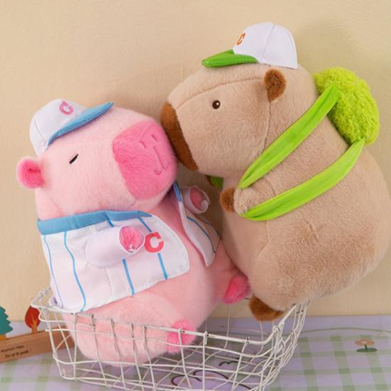 Baseball Tennis Capybara Plush Toy Animal Plushie Stuffed Comfort Doll Pillow