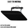 Bumper Headlight Washer Nozzle Cap ONE  for Mercedes Benz E-Class Black