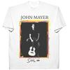 John Mayer Solo Tour Maglietta Bianca Tour Concerto Taglia Completa dalla S alla 5XL IM0388