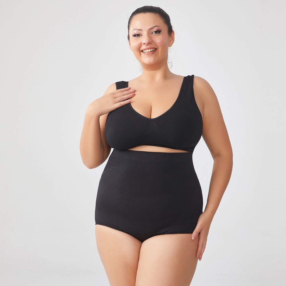 

Бесшовное корректирующее белье большого размера с высокой талией - Контроль живота и подтяжка бедер XXXXL