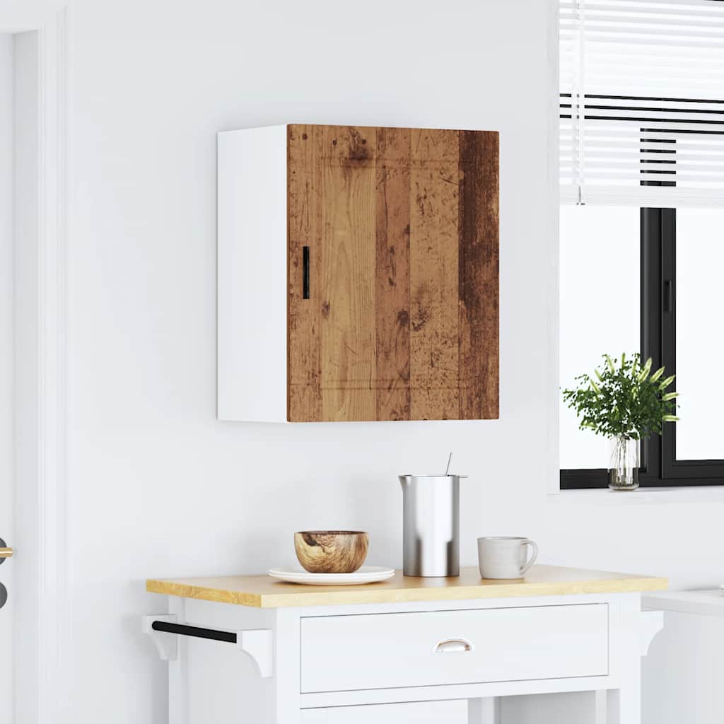 Kitchen Wall Cabinet Porto Rustic Wood Look Particleboard