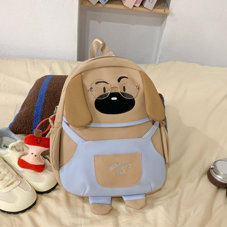 Schoolbag schoolbag girl primary school student cute puppy backpack female ins design sense cartoon junior high school student backpack computer bag