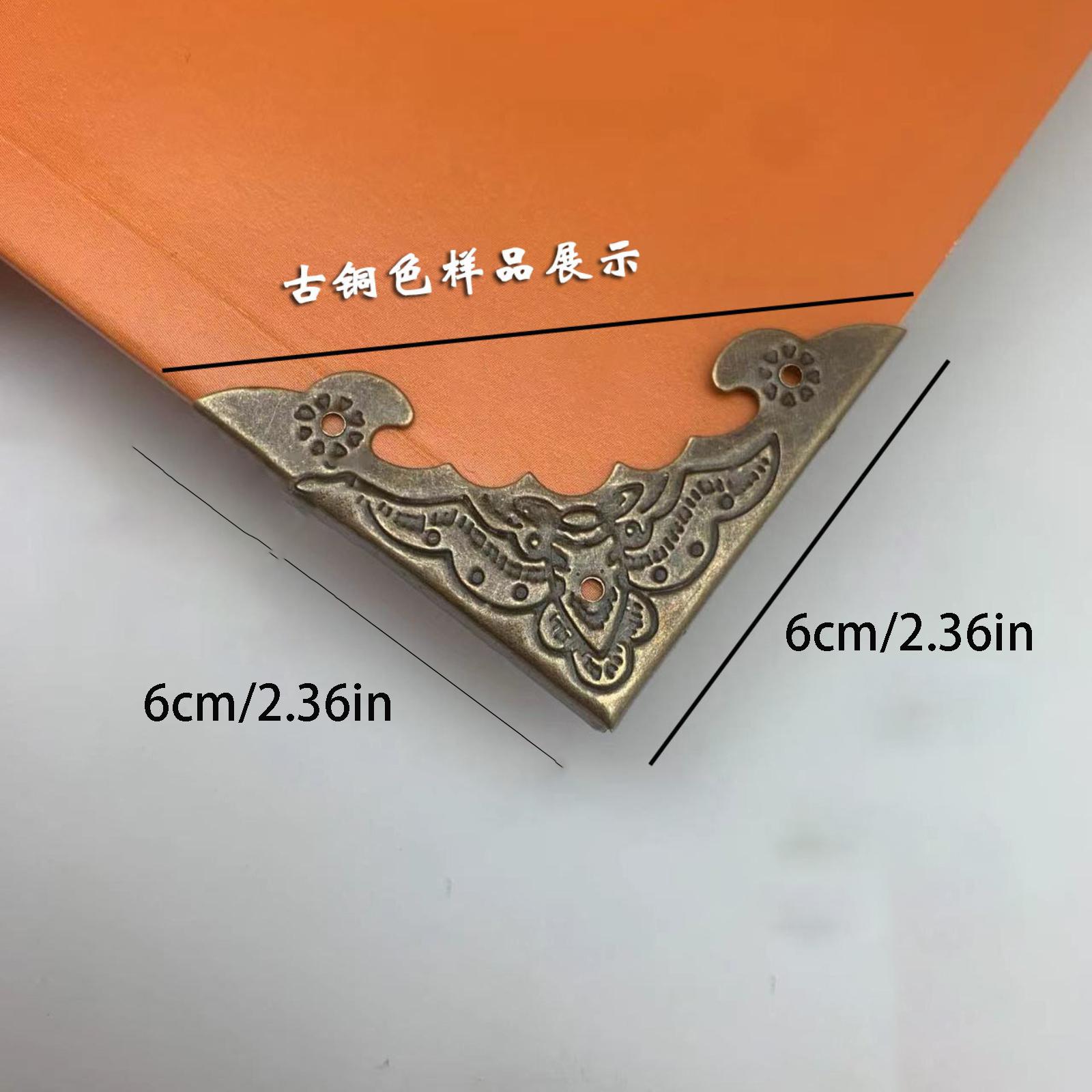 

Wooden Box Decorative Corner Code Iron Sheet one size