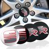 4pcs 56mm Car Styling Wheel Center Cap Hub Sticker Accessories ForCupra FR Racing Arona  Ibiza 6j Leon Mk1 Mk2 Ateca Altea