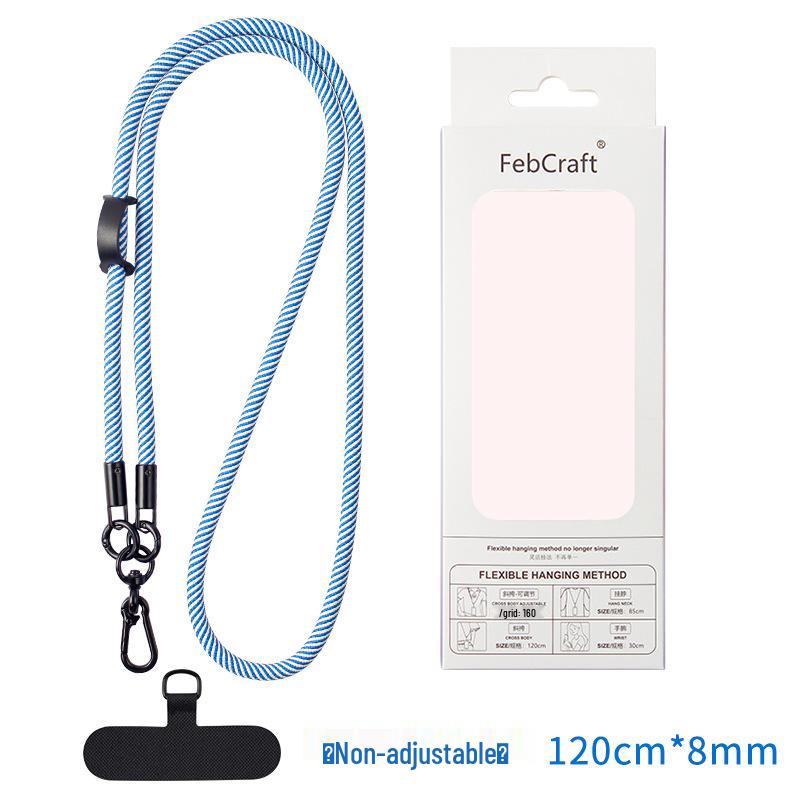 

8mm Adjustable Crossbody Phone Lanyard Case - Multifunctional and Portable