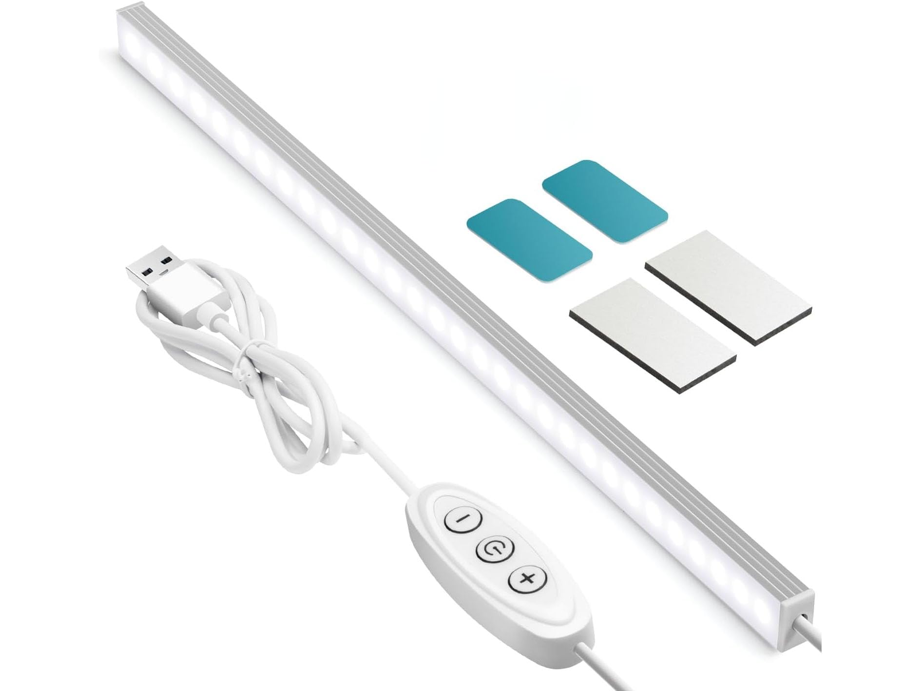 

AEIFRIYU LED Strip Kitchen USB High 9 Color Temperature Easy Hallway Light, Light, Powered, Brightness, Settings, Installation, Double-Sided білий