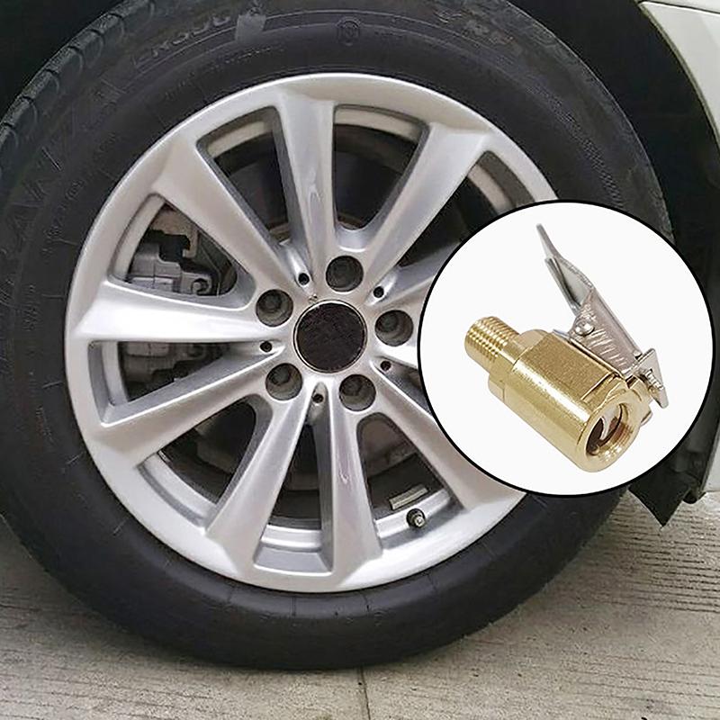 Przenośny Wąż do Pompowania Opon Samochodowych Wąż do Pompowania Złącze Blokujące Głowica Zaciskowa Adapter Akcesoria Samochodowe Compre