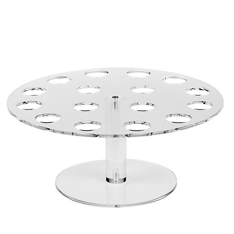 

Прозрачная акриловая подставка для мороженого с 16 отверстиями, подставка для конуса для торта, держатель для свадебного шведского стола, подставка для еды, подставка для выпечки, кухонные инструменты прозрачный