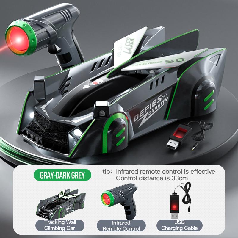 Infrared Sensor Remote Control Wall-Climbing Car, Four-Wheel Drive Toy Racing Car For Children