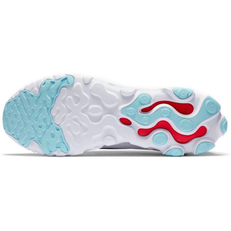nike react art3mis white bright crimson