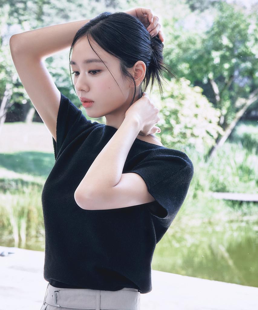 Sellebsyabedisyeon Fw Boat Neck Dolman Knit 1 Type