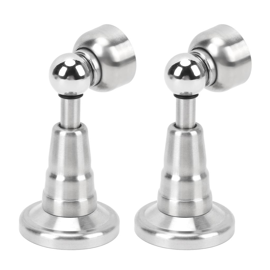 1 Pair RV Door Holder Stainless Steel Silent Hydraulic Spring Shock Absorbent Door Stopper for Motorhome Trailers