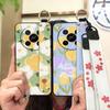 Lanyard Dirt-resistant Phone Case For ZTE Blade V70 Max/Nubia V70 Max Phone Holder Wrist Strap Fashion Design Wristband